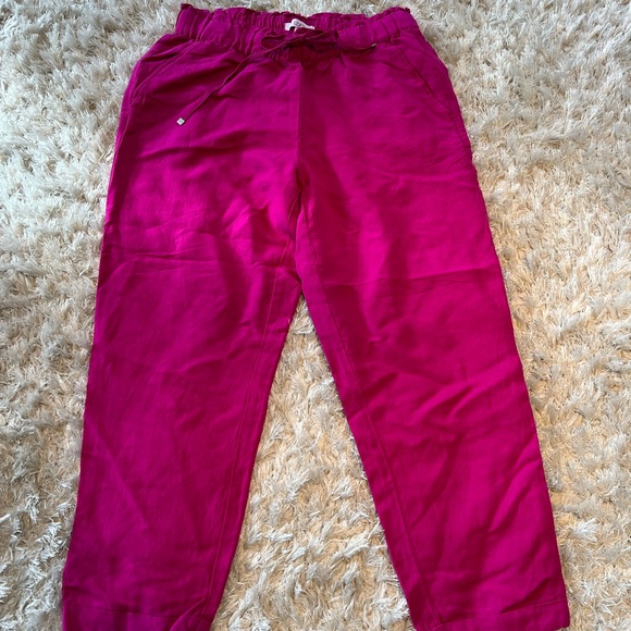 Loft Emory Taper Pants in Linen Blend - XS fit - Picture 2 of 5